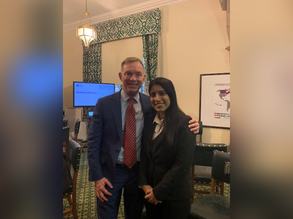 Kajri Babbar with MP Chris Bryant