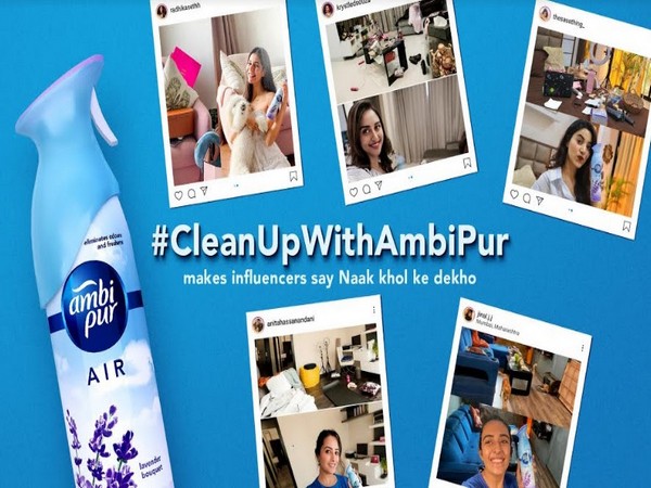 Influencers take up the #CleanupWithAmbiPur challenge