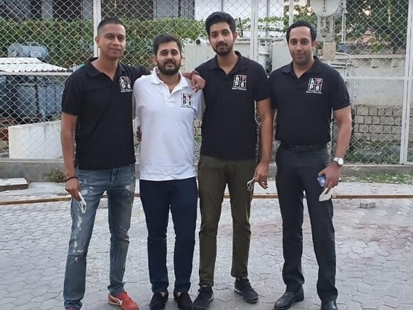 Team H.O.P.E comprising of Left to Right: Pratik, Shashank, Sharath, Naushik