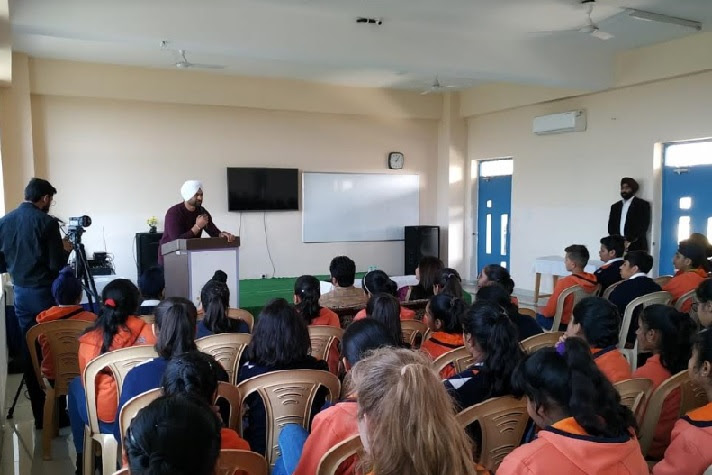 Sandeep Singh Interacts and Inspires Students at Oakridge International School, Mohali
