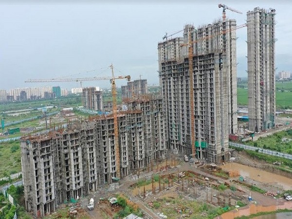 An under-construction project at sector-150, Noida. 