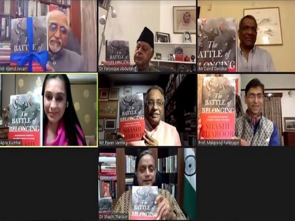 The formal online launching of Shashi Tharoor's book 