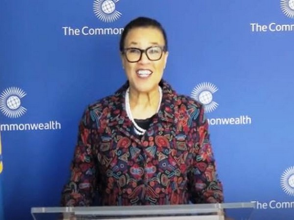 Baroness Patricia Scotland, the Secretary General of the Commonwealth at the Valedictory Ceremony