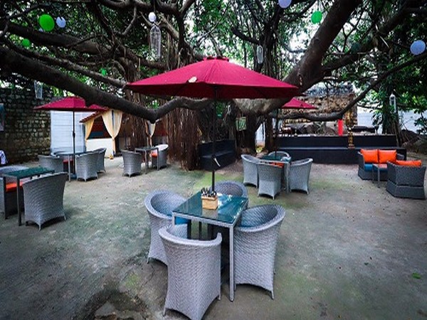 The picturesque venue and their signature banyan tree