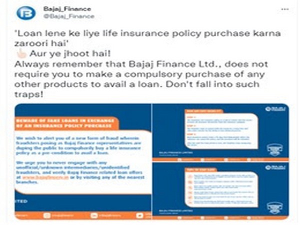 Bajaj Finance Cautionary Message   