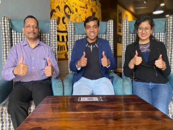 L to R: Lavender Singh, Amol Bagul and Aditi Poyam   