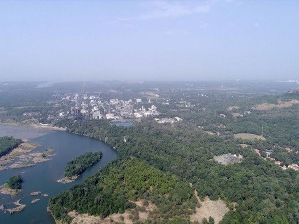Bird's eye view of the first site
