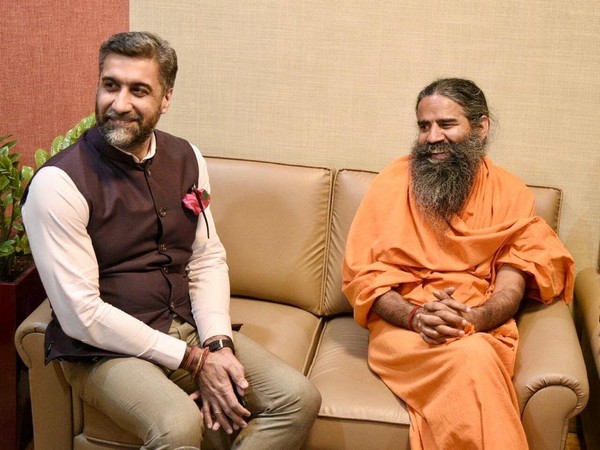 Nikhil Nanda and Swami Ramdev
