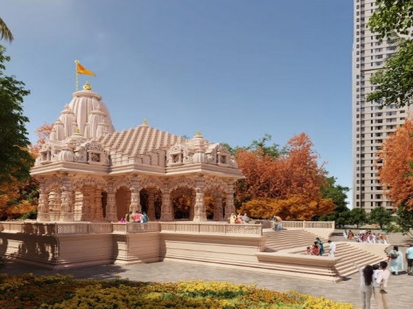 Artist's Impression of ISKCON Temple complex at Piramal Vaikunth in Thane