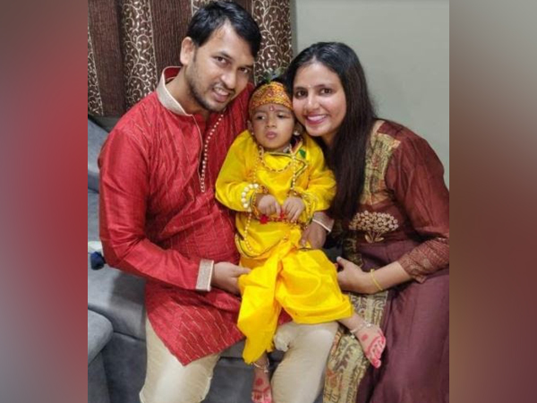 Parents Yogesh Gupta, Rupal Gupta with son Ayaansh Gupta