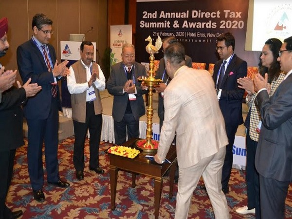 Dr BBL Madhukar, Founder, Director General of BRICS Chamber of Commerce & Industry lighting the lamp with guests at the event