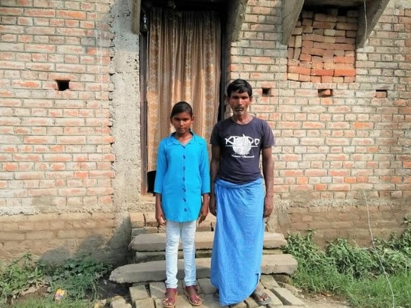 Sulekha with her father