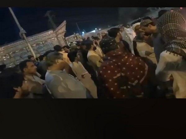 Angry protesters blocked Sariab Road and chanted slogans against police for what they called 
