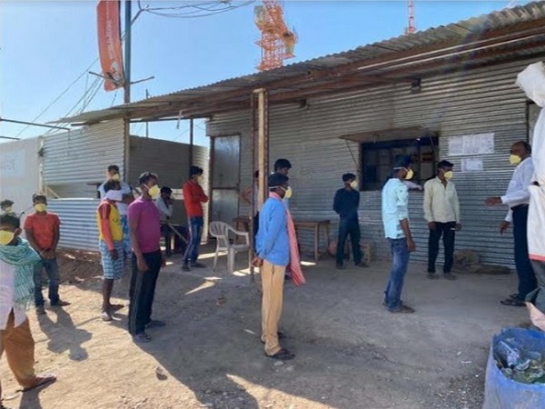 WTC Chandigarh - Mask given to Worker
