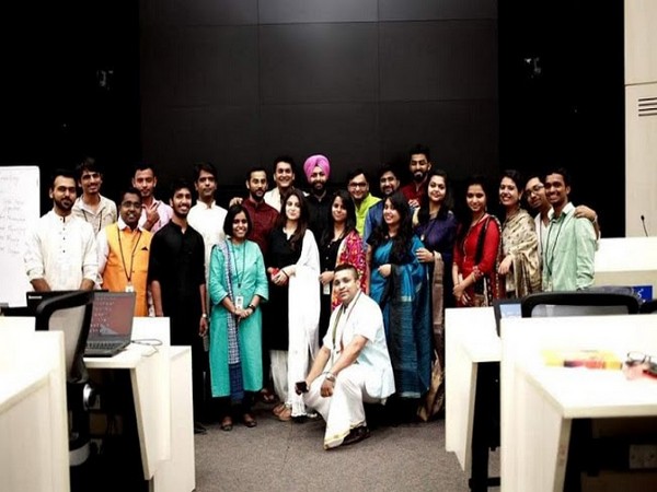 Members of Infosys Toastmasters Club in a physical meeting before pandemic