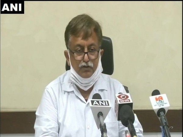 UP Additional Chief Secretary (Home) Awanish Kumar Awasthi speaking at a press conference on Sunday. 