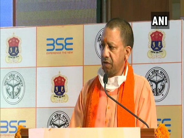 Uttar Pradesh Chief Minister Yogi Adityanath in Mumbai on Wednesday. (Photo/ANI)