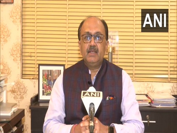 Uttar Pradesh Cabinet Minister Siddharth Nath Singh speaking to ANI on Tuesday. 