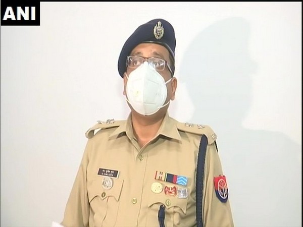 SSP Sunil Kumar Gupta speaking to media on Monday. 