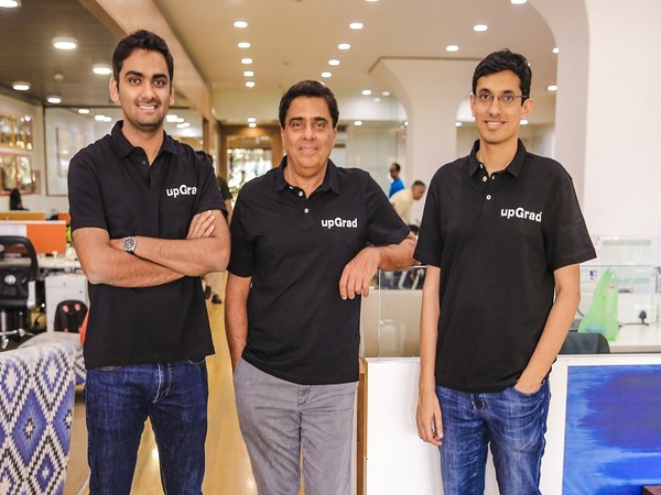(L-R) Phalgun Kompalli, Ronnie Screwvala and Mayank Kumar