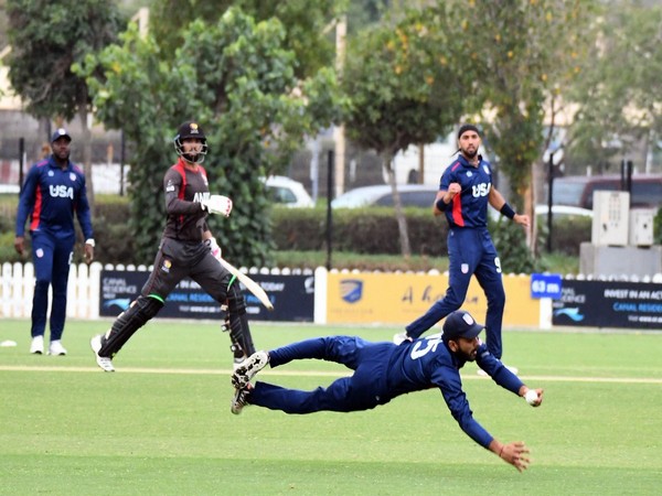 USA and UAE teams at ICC Academy (Photo/Emirates Cricket Twitter)