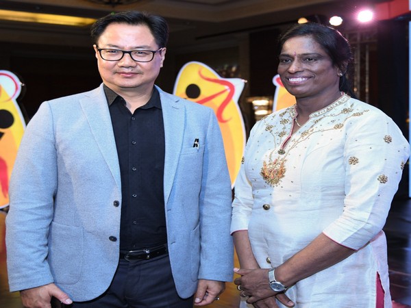 Kiren Rijiju with PT Usha (Photo/Kiren Rijiju Twitter)