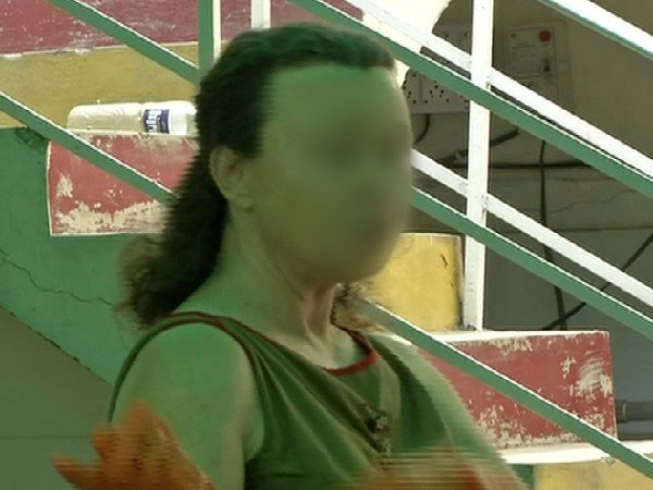 The US woman who is facing problem to find accomodation for her pets speaking to ANI in Ahmedabad (Photo/ANI)