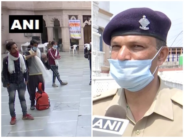 The migrant labourers waiting for their turn to get screened for COVID-19. Prakash Chandra, Dehradun SP (Traffic) and Nodal Officer of Garhwal division, speaking to ANI on Saturday. Photo/ANI