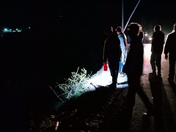 Visual from the spot in Uttarakhand's Chinyalisour. Photo/ANI