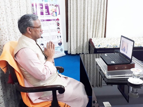 Uttarakhand Chief Minister Trivendra Singh Rawat participated in a virtual 