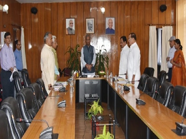 Uttarakhand Cabinet pays tribute to late state Finance Minister Prakash Pant in Dehradun on June 19.