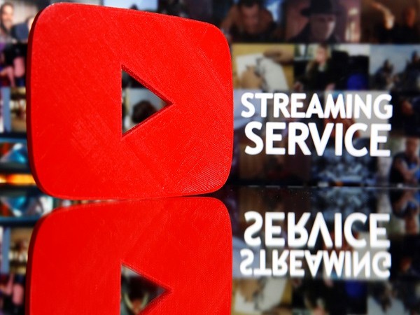 A 3D-printed Youtube logo 