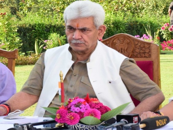 Jammu and Kashmir Lieutenant Governor Manoj Sinha (File photo/ANI)
