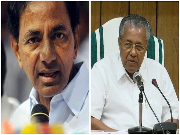 Telangana CM K Chandrasekhar Rao / Kerala CM Pinarayi Viajayan (File photo)