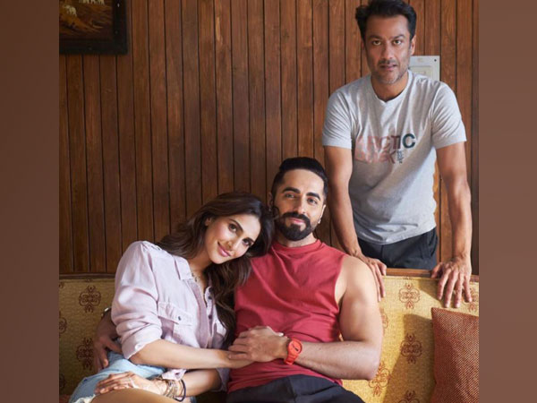 Actors Vaani Kapoor, Ayushmann Khurrana and filmmaker Abhishek Kapoor (Image source: Instagram)