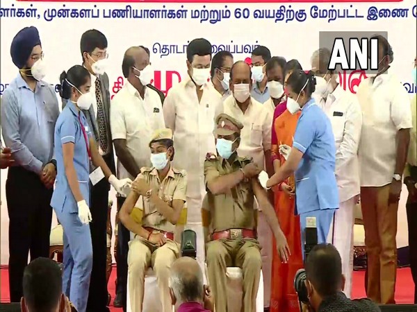 Vaccination drive in Chennai (Photo/ANI)