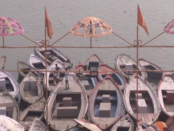 At Assi Ghat in Varanasi. (Photo/ANI)