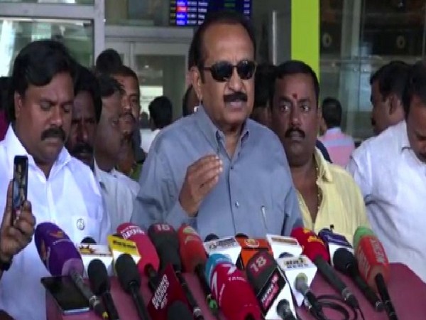 MDMK chief Vaiko speaking to the media in Chennai on Thursday. Photo/ANI