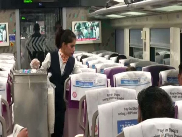 Indian Railways has implemented a pilot project of deploying air hostesses and flight stewards in Vande Bharat Express