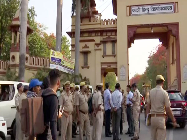 Security beefed up in view of PM Modi's Varanasi visit on April 25. Photo/ANI