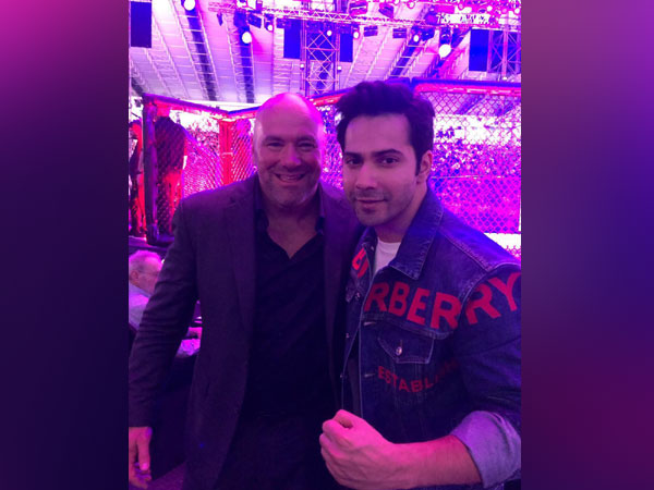 Varun Dhawan and Dana White