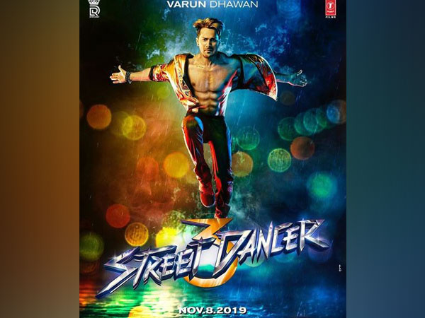 Varun Dhawan in 'Street Dancer' poster, Image courtesy: Instagram