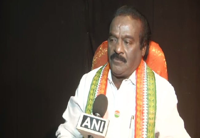 Kanyakumari MP H Vasanthakumar speaking to ANI in Chennai, Tamil Nadu on Monday. Photo/ANI