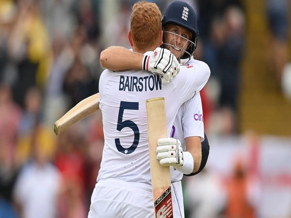 Joe Root and Jonny Bairstow helped their side create history. (Photo- ICC Twitter)
