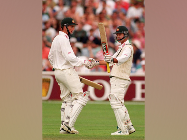 Ricky Ponting celebrates after scoring his first Test century. (Photo/ Ricky Ponting Twitter)