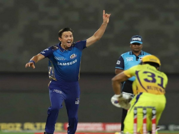 Mumbai Indians pacer Trent Boult lbw Ruturaj Gaikwad (Image: BCCI/IPL)