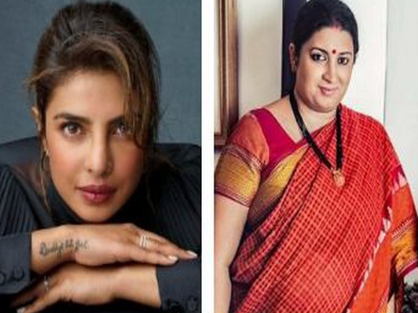 Priyanka Chopra, Smriti Irani (Image Source: Twitter)