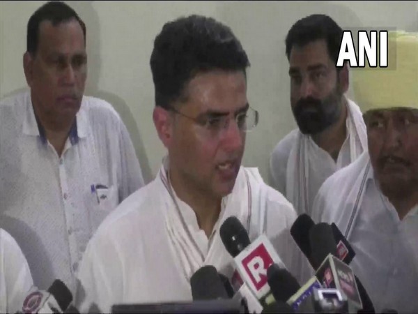 Rajasthan Congress leader Sachin Pilot in Tonk (Photo/ANI)
