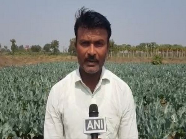 Mahindra Nikam, Nashik farmer speaking to agency. (Photo/ANI)