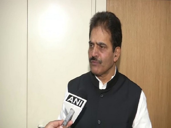 Congress leader KC Venugopal speaking to ANI on Monday in New Delhi. Photo/ANI